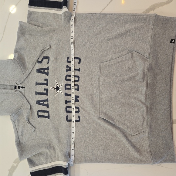 47 Gray Dallas Cowboys Hoodie - Picture 6 of 10